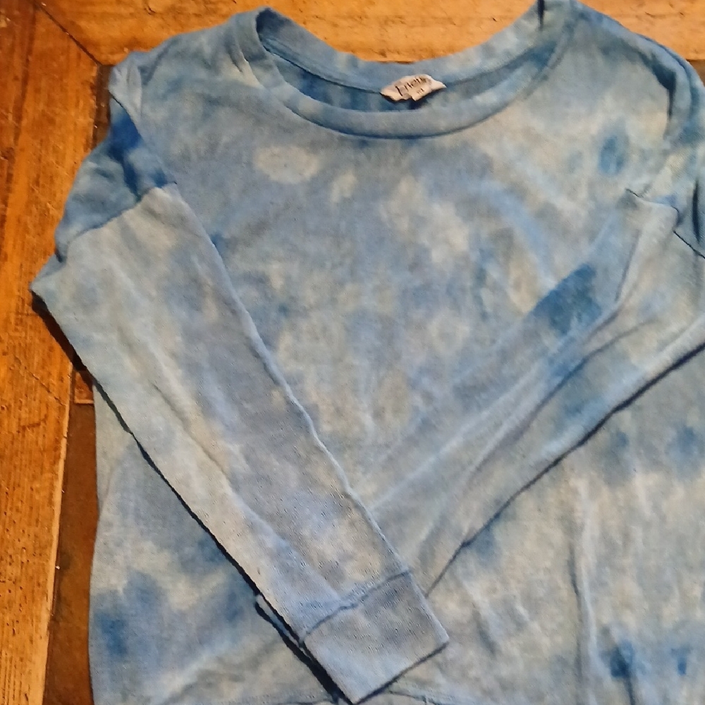 Blue Tie-Dye Women Shirt